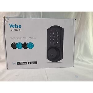 Veise Smart Lock With Handle VE06-L Keypad App Keyless Entry Deadbolt